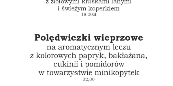 DANIE DNIA NIEDZIELA 08.06.2025.